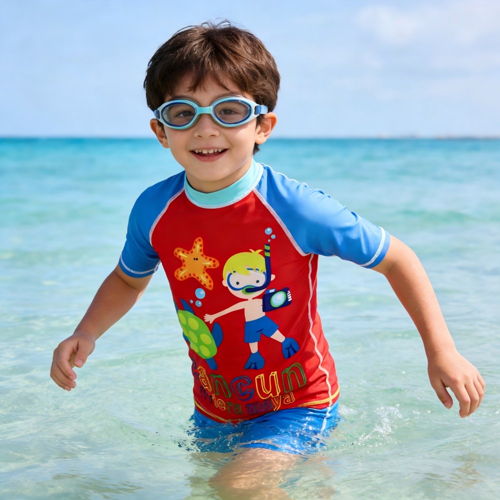 Boys SS UV 50+ Rashguard 