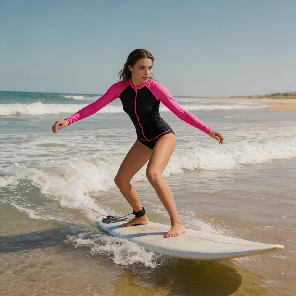 Female Front Zip Rash Suit